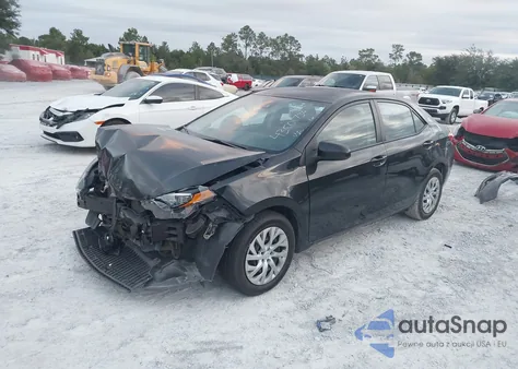 2019 Toyota Corolla Le z USA, uszkodzony, nr VIN 5YFBURHE2KP937989